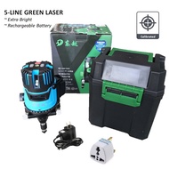 Dongyue 5-Line Green Laser Level With Rechargeable Battery