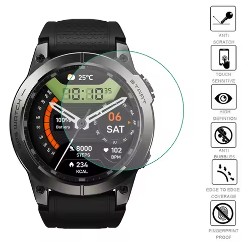 Smartwatch Hard Glass Clear Protective Film For Zeblaze Stratos 3 Pro/Stratos3 Screen Protector Cove