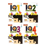 IQ BOOSTER BOOK 1-4 with STICKERS IQ Game Book Children Fun and Activities Preschool Critical Thinki