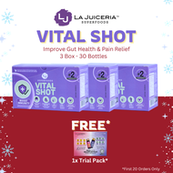 La Juiceria Superfoods Vital Shot Immunity Triple Pack (30 Bottles) - Immunity boost lower cholester