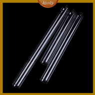 Aleaty💝 10pcs/lot Transparent Pyrex Glass Blowing Tubes Long Thick Wall Test Tube