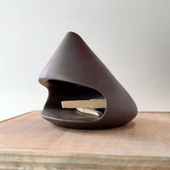 雜乜鋪 - 聖木燃燒香座 陶瓷香爐 陶瓷秘魯聖木鼠尾草燃燒盤托盤 木炭香爐 優雅設計 優質粘土製成 環保 經久耐用 兼容性高 操作安全 放鬆和舒緩冥想瑜伽禪宗裝飾等