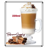 (TablewareSupply)230ml Professional Barista Coffee Mug Coffee Cup Latte Cup Irish Coffee Mug Irish C