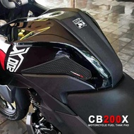 Motorcycle Non-slip Side Fuel Tank Stickers Waterproof Pad Rubber Sticker For HONDA CB200x  cb 200x 