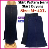 [READY STOCK] 12866#LADIES GOOD ELASTIC LONG SKIRT  M-4XL / SKIRT PANJANG WANITA M-4XL