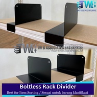 Boltless Rack Divider Pembahagi Rak Metal Divider Storage