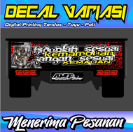 STIKER PINTU BAK PICK UP BELAKANG STIKER DECAL STIKER PICK UP MOBIL L300/MOBIL FUTURA/MOBIL GRANMAX/