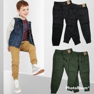 kids jogger pants unisex Twill cotton jogger kids. available