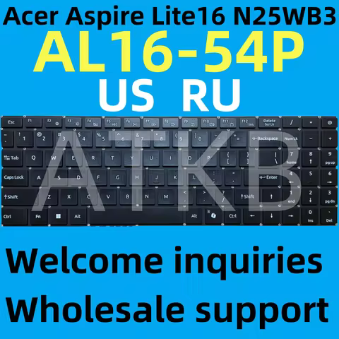 Acer Aspire Lite16 N25WB3 AL16-54P AL16-54P-55SD laptop keyboard AL16 54P