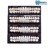 1 SET ISI 28 Butir GIGI CAIYU FULL SET - Gigi Palsu Merk Caiyu Yuying Anterior Upper Lower Posterior