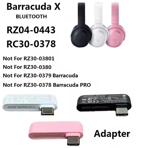 Original adapter receiver For Razer Barracuda X 2.4G Wireless bluetooth Headphones replacement USB D