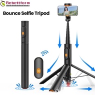 BEBETTFORM Selfie Stick Tripod, Remote Auto Pop-Up Bounce Selfie Stick, Portable Extendable Universa