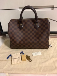 Preloved lv speedy30 damier 2017