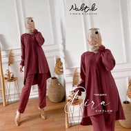 [READY STOCK MALAYSIA] 2IN1 SET SELUAR BAJU MUSLIMAH WANITA PEREMPUAN DRESS PUNJABI VIETNAM ST CHALAN PLUS FREE SIZE M L