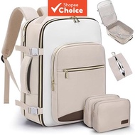 40L travel backpack, 17 inch laptop portable backpack, waterproof weekend bag, with 4 women's groomi
