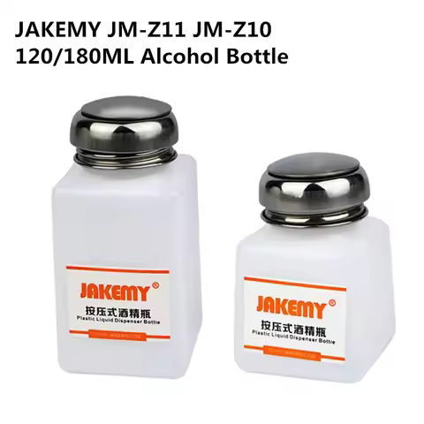 JAKEMY 120/180ML Portable Plastic Liquid Dispenser Bottle for Mobile Phone Repair JM-Z11 JM-Z10 Alco