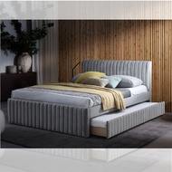 Luxe: Grace Trundle Bed Frame | Queen + Single | King + Single | Pull Out Bed | Modern