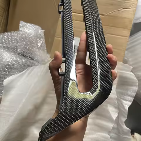 For BMW X3 X4 X3M X4M G01 G02 F97 F98 2022+ real carbon fiber car central control volume knob frame 