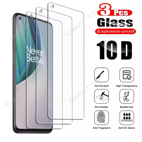 3PCS Tempered Glass For OnePlus Nord CE 2 5G 9 Pro 9R 9RT N200 8T N10 N100 7 7T 6 6T 5 5T 3 3T Nord2