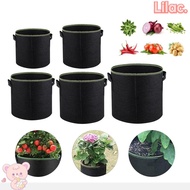 LILAC 1/3/5/7/10 Gallon Garden Planting Bag, 1/3/5/7/10 Gallon Felt Grow Bag, Durable Garden Tools w