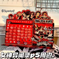 Goddess Perpetual Calendar P5 Magnetic Perpetual Calendar Acrylic Amamiya Lotus High Volume Apricot 