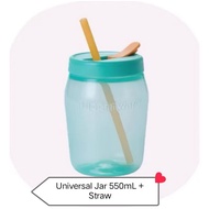 Universal Jar 550mL + Straw (Mint)