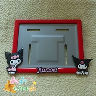 Frame​Sign​Registration​Motorcycle​Motorcycle Kumi Standing + Sitting Cartoon Sign Iron Kevlar ​