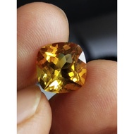 Golden Citrine Memo 9.8 x 9.6 x 6.9 mm 3.86 Ct Yellow Gold Amethyst Cushion Cutting Perfect Acc BIC2