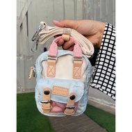 [Ready Stock] DOUGHNUT MACAROON Large & Tiny Classic Vintage Unisex Backpack