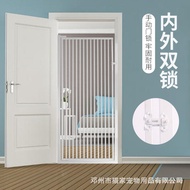 Anti-Cat Door Fence Pet Fence Indoor Block Dog Cat Fence Guard Fence Perforation-Free Door Fence Fen