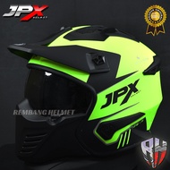 HELM JPX MX 726 R SOLID YELLOW DOFF / BLACK
