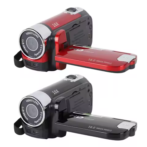 2.7in Camera 4K Camera Vlogging Camera 4K 48MP DV Camera 2.7in TFT Rotatable Screen 16x Digital Zoom