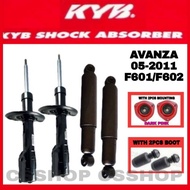 KYB TOYOTA AVANZA 1.3 / 1.5 F601 / F602 05-2011 SHOCK ABSORBER FRONT / REAR SUSPENSION WITH BOOT AND MOUNTING