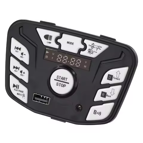 JR1927M Z 24V JR1927M 12V Central Control for Electric Cars Designed for Children with Audio Output 