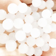 🇲🇾Ready Stock💥10,000PCS Water Gel Crystal Ball Milky White 7-8mm Water Blaster Hard Ball 水宝宝/海洋宝宝
