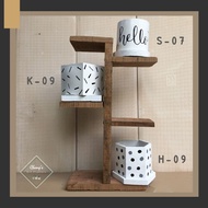 ✠♣DIY Cement Pots: minimalist