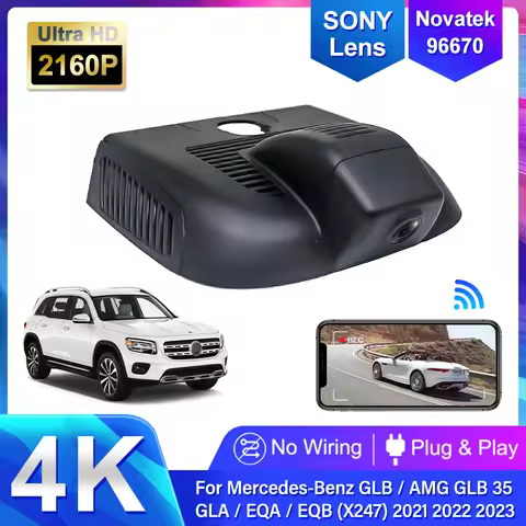 Car Dash Cam for Mercedes-Benz GLB AMG GLB 35 GLA 200 EQA EQB (X247) 2023 2022 2021,Plug and Play Da