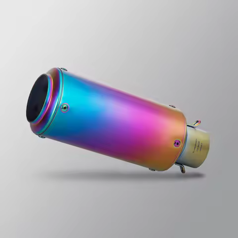 Colorful 51mm Motorcycle racing motorcycle muffler motorcycle SC exhaust project pipe For r3 gy6 R1 