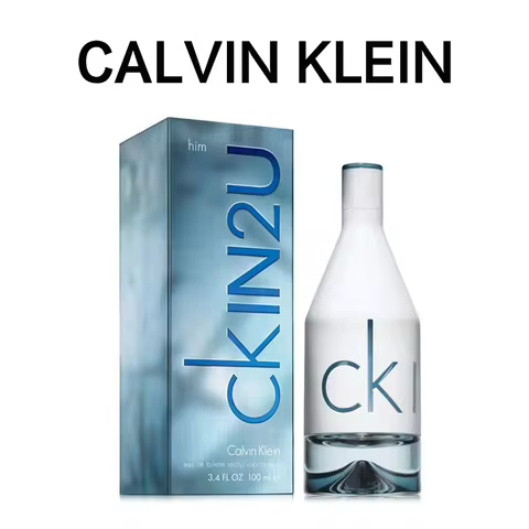 Ck In2u men Eau De Toilette Spray 100ml/150ml Aromatic Fougere Cologne Scent Men's Perfume Original 