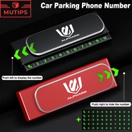 Toyota Alphard Car Temporary Parking Phone Number Card Magnetic Number Plate Holder For 40 30 20 AH1