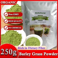 Organic Barley Grass Powder original 250g moistening intestines, Natural Pure Barley Grass Low Sugar Body Detoxification