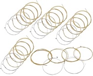 Acoustic Guitar Strings Nickel Alloy Strings Set, 6 Guitar Stings, E-010, B-013, G-023, D-030, A-036