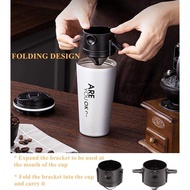 Reusable Portable Fordable Coffee Filter Stainless Steel Pour Over Coffee Dripper