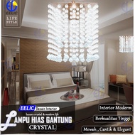 EELIC LHG-108 MODERN DESIGN CRYSTAL BALL BEAD HANGING DECORATIVE LAMP + 1 PCS 5 WATT LED LAMP (LAU-Z