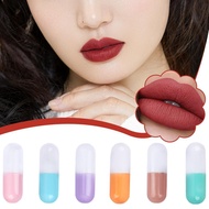 [cod] 6 Color Waterproof Long Lasting Mini Capsule Mist Velvet Matte Lipstick Set Lipgloss Q8k7