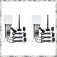 2X Tuya Smart Life 3 Phase WiFi KWH Meter 120A Power Clamp Current Transformer App Monitor and Recor