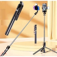 3in1 Bluetooth Selfie Stick R1-L R1S-L Selfie Stick Tripod Remote Shutter Bluetooth 170CM Selfie Sti