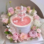 Angel pool cake Topper /xu yuan zi/ birthday cake display