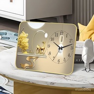 🚓Desk Clock Desktop Clock Living Room Quartz Clock Table Clock Home Desktop Modern Sitting Clock Clock Decoration Clock