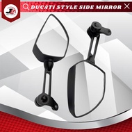 side mirror for honda click 125i MOTORCYCLE J2 RACING DUCATI STYLE SIDE MIRROR